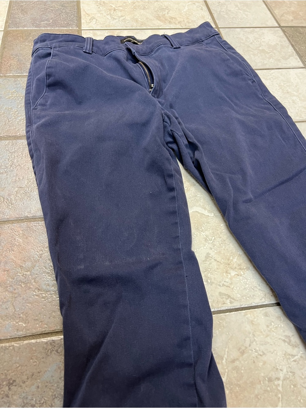 Banana Republic Navy Blue Chino Pants